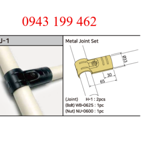 HJ-1 – Metal Joint Set | Khớp nối ống Ø28 mm
