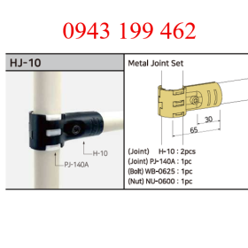 HJ-10 – Metal Joint Set | Khớp nối ống Ø28 mm