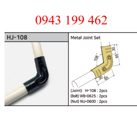HJ-108 – Metal Joint Set | Khớp nối góc 108°