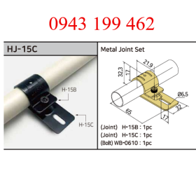 HJ-15C – Metal Joint Set | Khớp nối cố định ống
