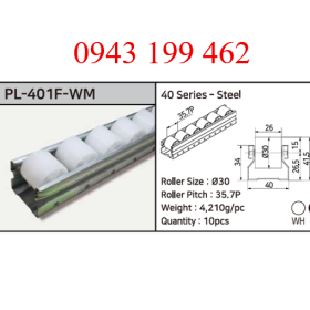 PL-401F-WM – 40 Series Steel Roller Conveyor | Con lăn băng tải thép